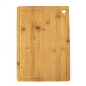 Tábua de Bambu com Canaleta Personalizada