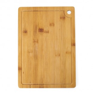Tábua de Bambu com Canaleta Personalizada