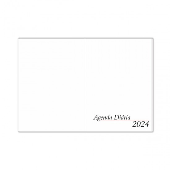 Agenda de Couro Sintético Personalizada