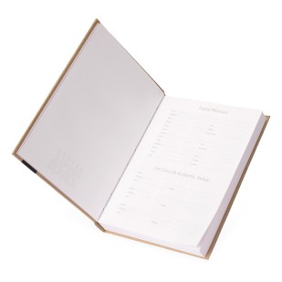 Agenda Diária Capa Kraft Personalizada