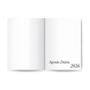 Agenda Diária Cortiça Marrom Personalizada