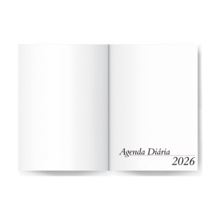 Agenda Diária Cortiça Marrom Personalizada