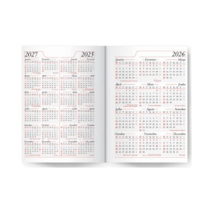 Agenda Diária Cortiça Marrom Personalizada
