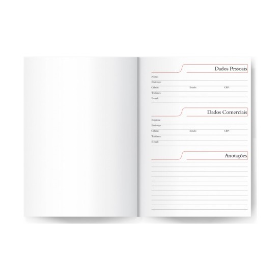 Agenda Diária Cortiça Marrom Personalizada