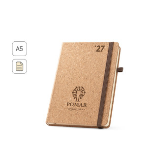 Agenda Diária em Cortiça Personalizada