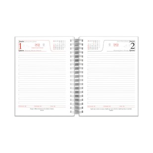 Agenda Diária Wire-o Personalizada