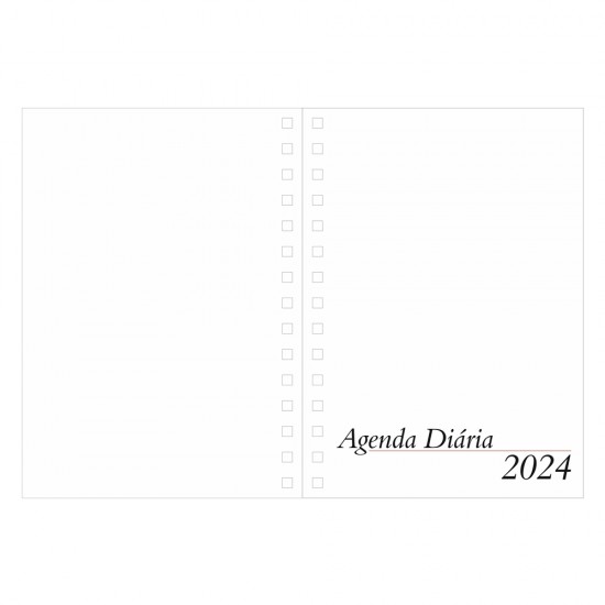 Agenda Diária Wire-o Personalizada