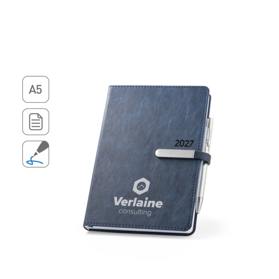 Agenda em Couro Sintético Personalizada