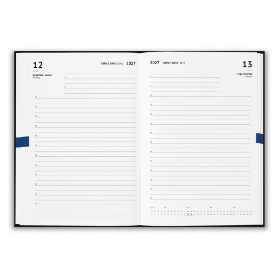 Agenda em Couro Sintético Personalizada