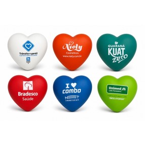 Anti-stress Formato Coração Personalizado