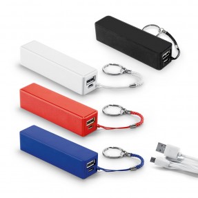 Bateria Portátil 1.600 mAh Personalizada para Brindes