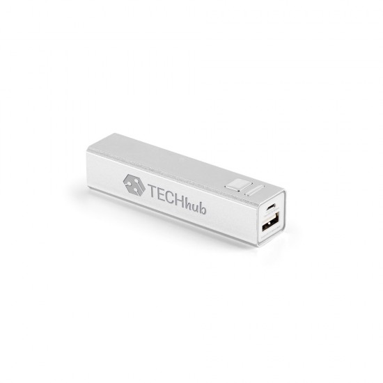 Bateria Portátil Alumínio 2.200 mAh Personalizado