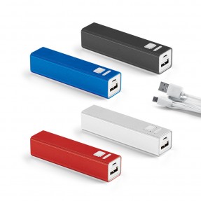Bateria Portátil Alumínio 2.200 mAh Personalizado