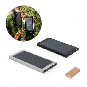 Bateria Portátil em Alumínio Solar 8.000 mAh Personalizado