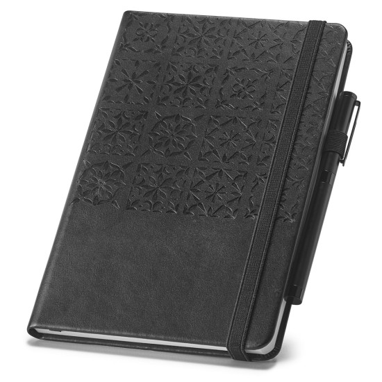Bloco A5 com capa dura personalizado