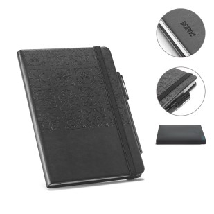 Bloco A5 com capa dura personalizado