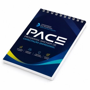 Bloco de Anotação Wire-o Personalizado