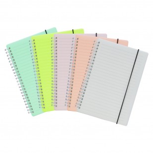 Bloco de Anotações A5 com Capa Plástica Personalizado