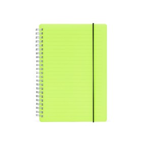 Bloco de Anotações A5 com Capa Plástica Personalizado