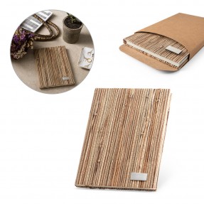 Bloco de Anotações Palha Natural Personalizado