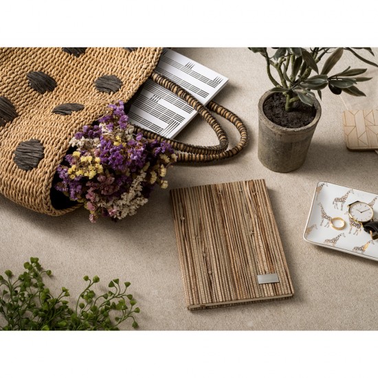 Bloco de Anotações Palha Natural Personalizado