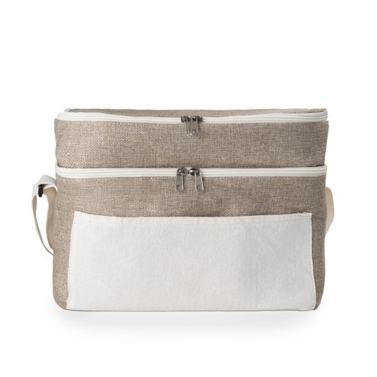 Bolsa Térmica em algodão e Juta sintética Personalizada