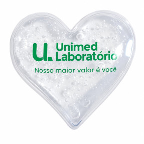 Bolsa Térmica Gel Formato Coração Personalizada