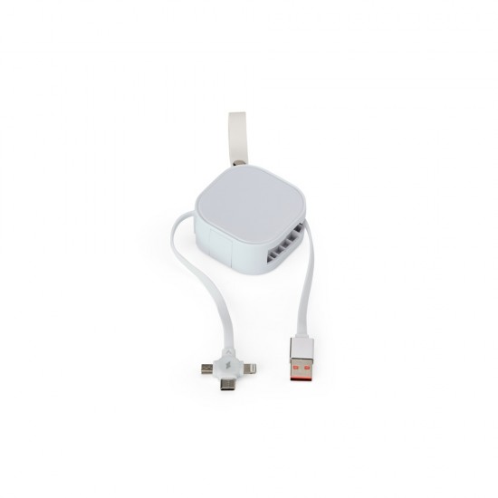 Cabo USB retrátil 4 em 1 Personalizado