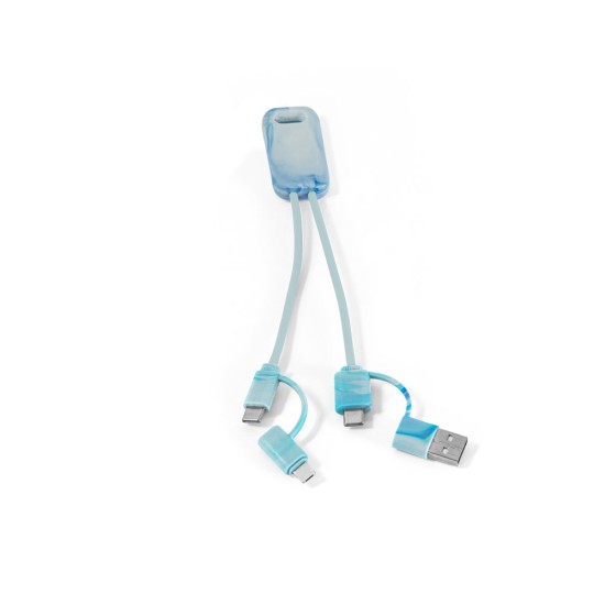 Cabo USB super-rápido 6 em 1 em PET Personalizado