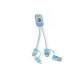 Cabo USB super-rápido 6 em 1 em PET Personalizado