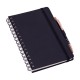 Caderneta Tipo Moleskine 14x21 com Suporte de Caneta Com Pauta Personalizado