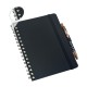 Caderneta Tipo Moleskine 14x21 com Suporte de Caneta Sem Pauta Personalizado