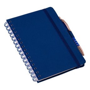 Caderneta Tipo Moleskine 14x21 com Suporte de Caneta Sem Pauta Personalizado