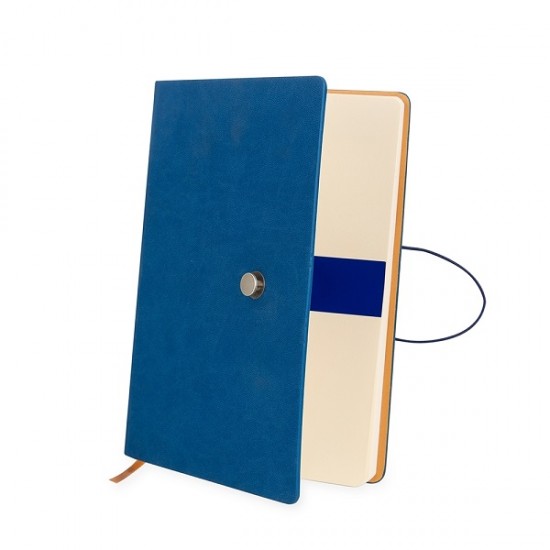Caderneta Tipo Moleskine com Fecho Personalizada