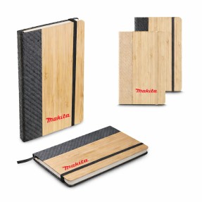 Caderno A5 Capa em Bambu Personalizado