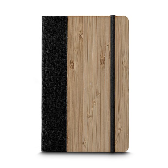 Caderno A5 Capa em Bambu Personalizado