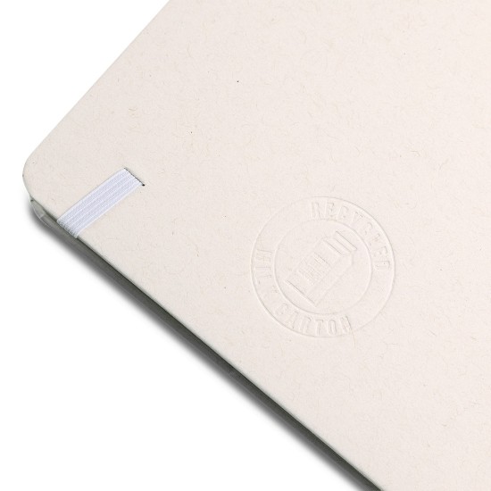 Caderno A5 Capa em Caixa de Leite Reciclado Personalizado