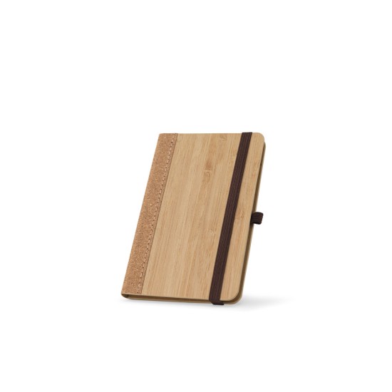 Caderno A5 com Capa Dura em Couro Reciclado Personalizado