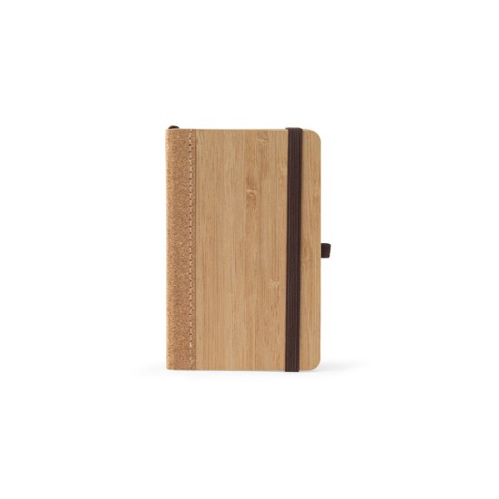 Caderno A5 com Capa Dura em Couro Reciclado Personalizado