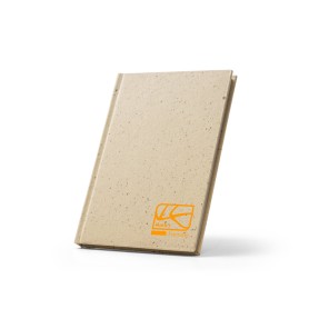 Caderno A5 com resíduos da cevada Personalizado
