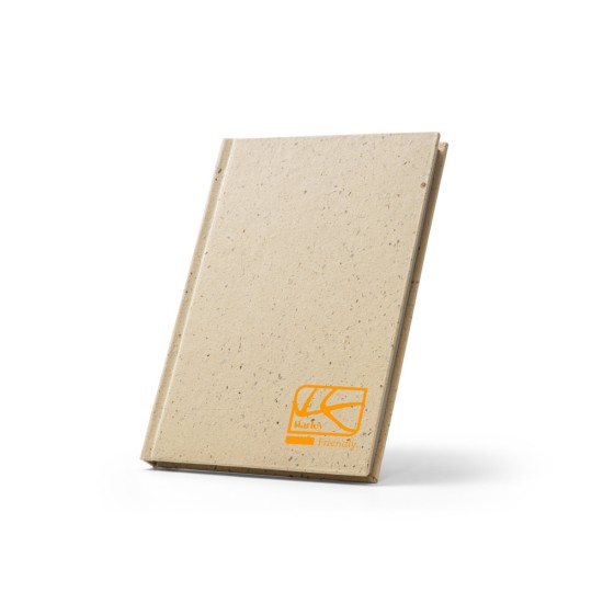 Caderno A5 com resíduos da cevada Personalizado