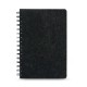 Caderno A5 de capa semi-rígida em feltro Personalizado