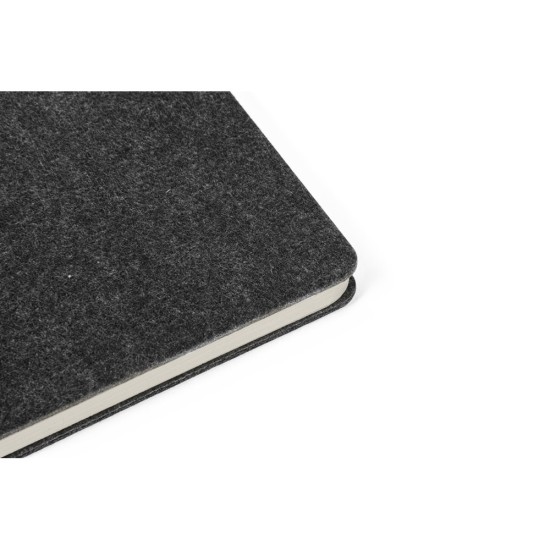 Caderno A5 de capa semi-rígida em feltro Personalizado