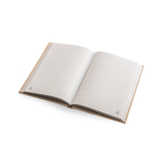 Caderno A5 em casca de coco Personalizado