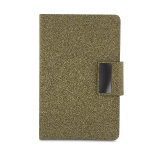Caderno A5 em PU e fibra de café ou chá Personalizado