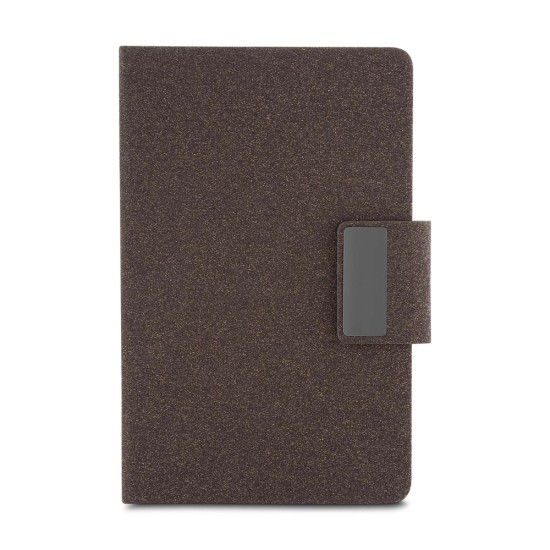 Caderno A5 em PU e fibra de café ou chá Personalizado