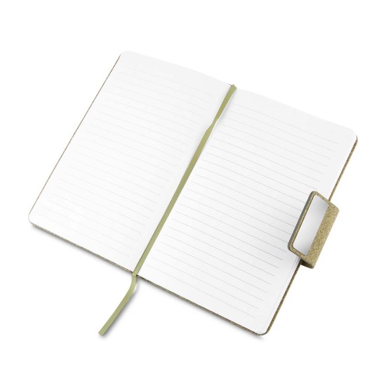 Caderno A5 em PU e fibra de café ou chá Personalizado