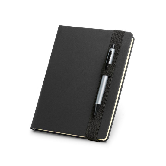 Caderno Capa Dura em Couro Sintético Personalizado