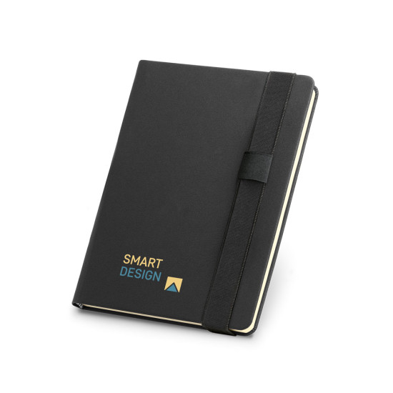 Caderno Capa Dura em Couro Sintético Personalizado