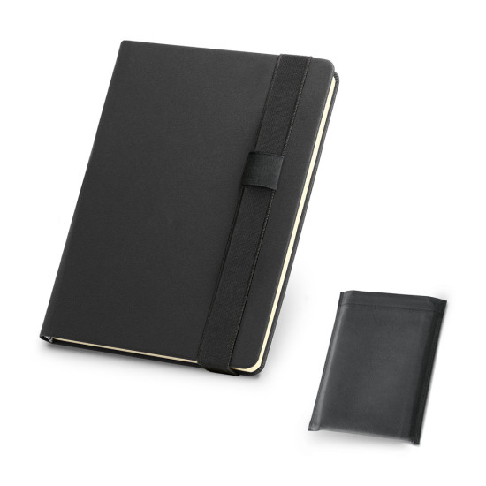 Caderno Capa Dura em Couro Sintético Personalizado